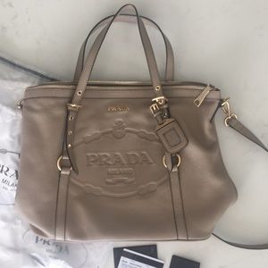 Prada Sacca Napa Stripes bag